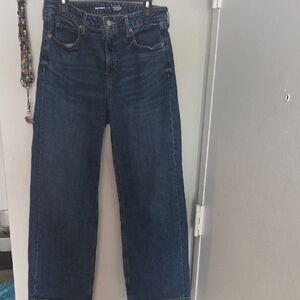 Old Navy Dark Blue High-Rise Jeans